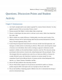 International Business Chapter 5 Instructor Resource Marieke Mooij Consumer Behavior Amp Culture Sage Publishing Questions Discussion
