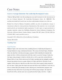 Management Chapter 6 1 Instructor Resource Rowe Cases Leadership Sage Publications Inc Case Notes Case Carnegie