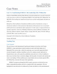 Management Chapter 7 1 Instructor Resource Rowe Cases Leadership Sage Publications Inc Case Notes Case Transforming