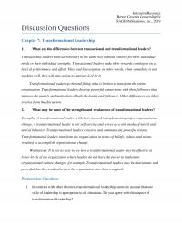 Management DQ07 Instructor Resource Rowe Cases Leadership Sage Publications Inc Discussion Questions Transformational