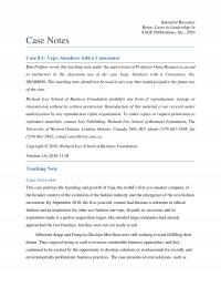 Management Chapter 8 1 Instructor Resource Rowe Cases Leadership Sage Publications Inc Case Notes Case Veja