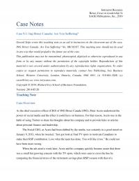 Management Chapter 9 1 Instructor Resource Rowe Cases Leadership Sage Publications Inc Case Notes Case Ing