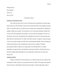 Theory Report