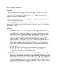 Marketing Applications Chapter 1