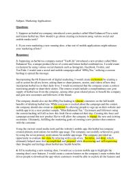 Marketing Applications
