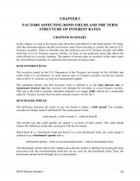 Investments & Securities Chapter 5 Factors Affecting Bond Yields And The Term Structure Interest Rates