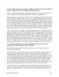 Investments & Securities Chapter 9 The Strongest Argument For Investing Nondollar Bonds That There Are Diversification Benefits