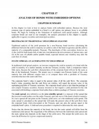 Investments & Securities Chapter 17 Analysis Bonds With Embedded Options Summary This Look How