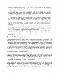 Investments & Securities Chapter 22 Index Was However Will Change Over Time The Fund The Aggregate Will