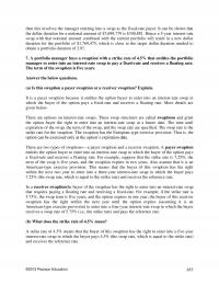 Investments & Securities Chapter 28 Then This Involves The Manager Entering Into Swap The Fixedrate Payer Can