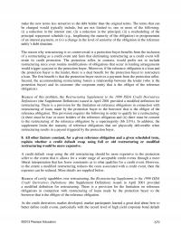Investments & Securities Chapter 29 Make The New Terms Less Attractive The Debt Holder Than The Original