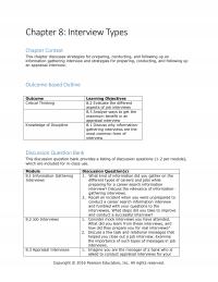 Business Communication Chapter 8 Interview Types Context This Discusses Strategies For Preparing Conducting