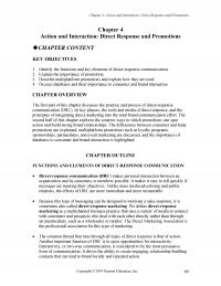 Marketing Chapter 4 Action And Interaction Direct Response And Promotions Action And Interaction