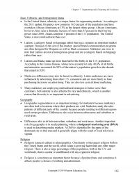 Marketing Chapter 7 Segmenting And Targeting The Audience Race Ethnicity And Immigration Status The