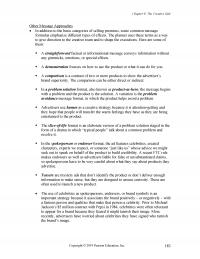 Marketing Chapter 9 The Creative Side Other Message Approaches Addition The Basic Categories Selling