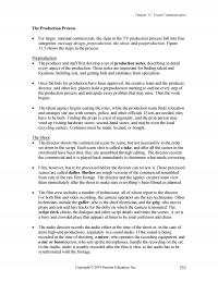 Marketing Chapter 11 Visual Communication The Production Process For Larger National Commercials The Steps