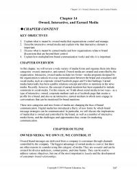 Marketing Chapter 14 Owned Interactive And Earned Media Owned Interactive And Earned Media