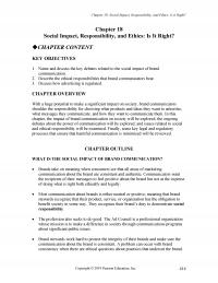 Marketing Chapter 18 Social Impact Responsibility And Ethics Right Social Impact Responsibility And