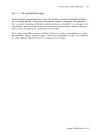 Business Communication Chapter 10 Writing Routine And Positive Messages Part Crafting Brief Messages During The Writing