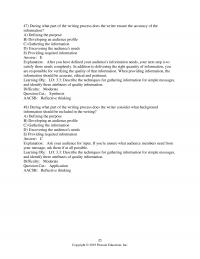 Business Communication Chapter 3 During What Part The Writing Process Does The Writer Ensure The Accuracy