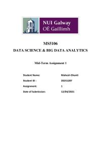 Big Data Assignment