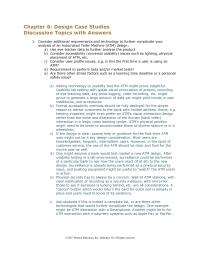 Software Design & Engineering Chapter 6 Design Case Studies Discussion Topics With Answers Consider Additional Requirements And