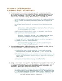 Software Design & Engineering Chapter 8 Fluid Navigation Discussion Topics With Answers Telephone based Menu System Being Designed