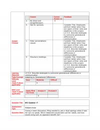 Business Communication Chapter 5 Answer Correct Feedback Answer Direct And Straightforward Ask For Opinions Consider This