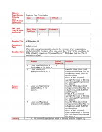 Business Communication Chapter 11 Objective Topicconcept Organize Your Presentation Difficulty Easy Moderate Difficult Level Mark Where