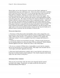 International Business Chapter 5 Ethics International Business Human Rights Activists Have Frequently Voiced Concern That
