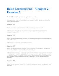 Basic Econometrics
