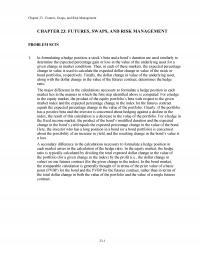 Investments & Securities Chapter 23 Futures Swaps And Risk Management Futures Swaps And Risk Management