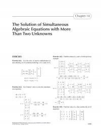 Chemical Engineering Chapter 14