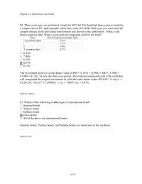 Investments & Securities Chapter 14 Bond Prices And Yields Three Years Ago You Purchased Bond For