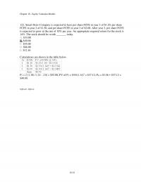 Investments & Securities Chapter 18 Equity Valuation Models Smart Draw Company Expected Have Per Share Fcfe