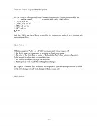 Investments & Securities Chapter 23 Futures Swaps And Risk Management The Value Futures Contract For Storable
