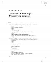 Programming Languages Chapter 16 Homework