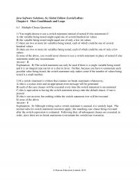 Object-Oriented Software Design Chapter 6 Java Software Solutions Global Edition Lewisloftus More Conditionals And Loops Multiplechoice