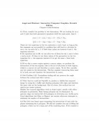 Graphics & Visualization Chapter 8 Note Angel And Shreiner Interactive Computer Graphics Seventh Edition Odd Solutions First
