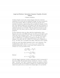 Graphics & Visualization Chapter 2s Note Angel And Shreiner Interactive Computer Graphics Seventh Edition Solutions Each Iteration
