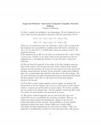 Graphics & Visualization Chapter 8s Note Angel And Shreiner Interactive Computer Graphics Seventh Edition Solutions First Consider