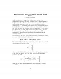 Graphics & Visualization Chapter 9s Note Angel Shreiner Interactive Computer Graphics Seventh Edition Solutions The Upper Arm