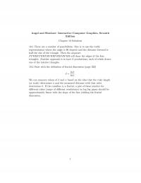 Graphics & Visualization Chapter 10s Note Angel And Shreiner Interactive Computer Graphics Seventh Edition Solutions There Are