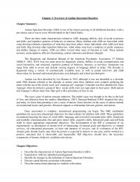 Special Education Chapter 1 Overview Autism Spectrum Disorders Summary Autism Spectrum Disorder Asd One