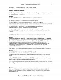 Database Storage & Design Chapter 1 Homework Databases And Database Users Databases And Database Users Answers Selected