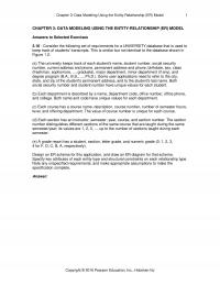 Database Storage & Design Chapter 3 Homework Data Modeling Using The Entityrelationship Model Data Modeling Using The