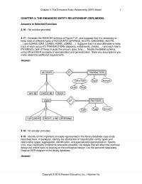 Database Storage & Design Chapter 4 Homework The Enhanced Entityrelationship Eer Model The Enhanced Entityrelationship Eer Model