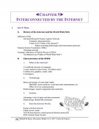 Journalism Chapter 5 Interconnected by the Internet