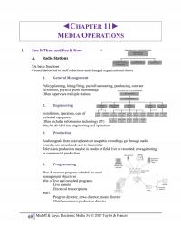 Journalism Chapter 11 Media Operations