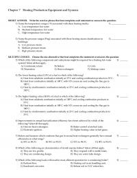 Mechanical Engineering Chapter 7 Heating Production Equipment And Systems Short Answer Write The Word Phrase